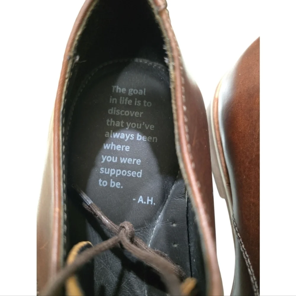 Helm The Bradley Brown Cap Toe Oxford Lace Up Shoes 11